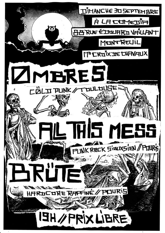 BRÜTE concert flyer 1