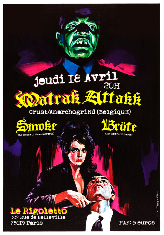 BRÜTE concert flyer 8