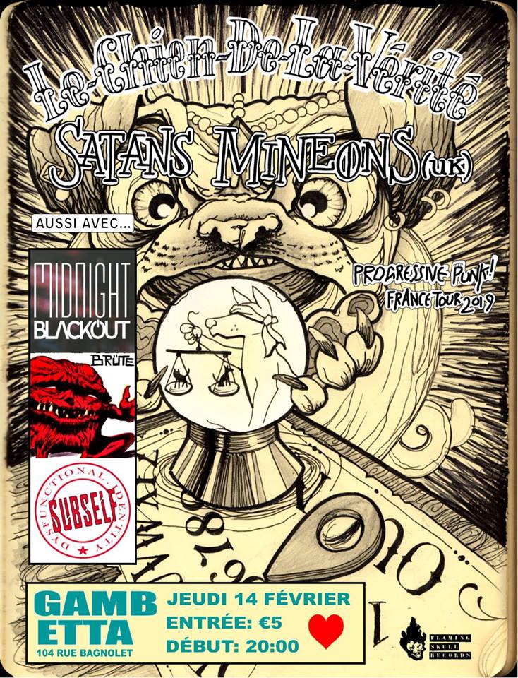 BRÜTE concert flyer 6