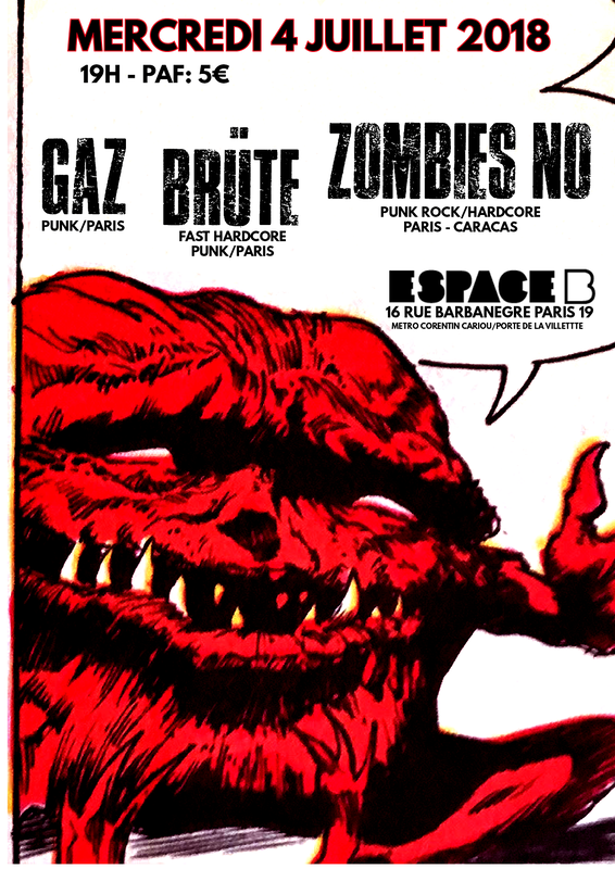 BRÜTE concert flyer 7