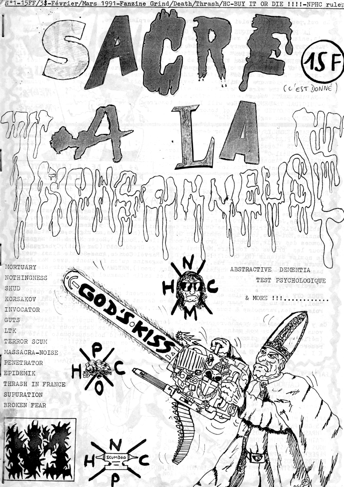 Sacre à la Tronçonneuse, page 1