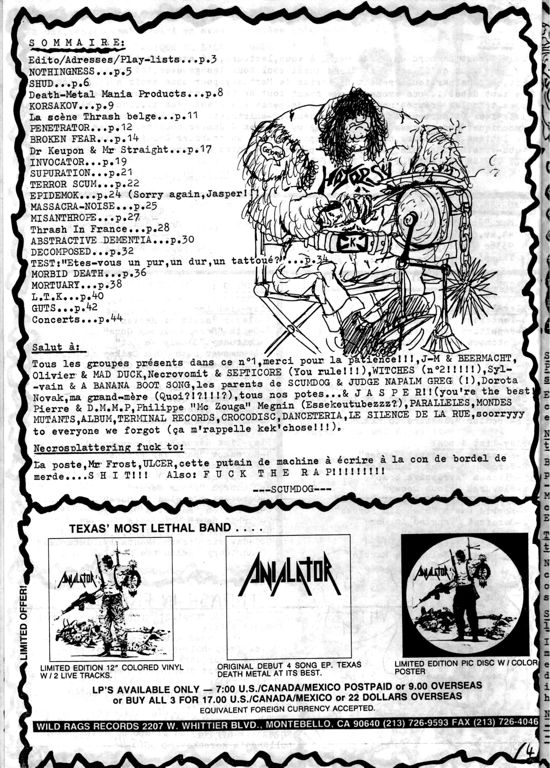 Sacre à la Tronçonneuse, page 4