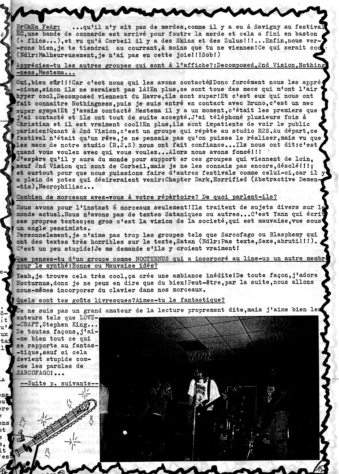 Sacre à la Tronçonneuse, page 15